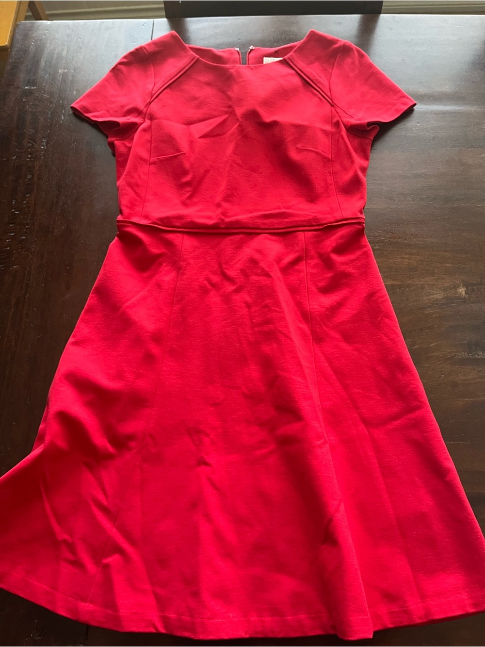 J. Crew Bright Red Dress Top